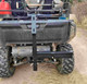 Kubota RTV / RTV-X / Sidekick Universal Swing Away Receiver Hitch Spare Tire Angle Mount by Hornet Outdoors